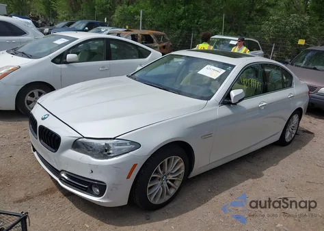 2014 BMW 528I из США, поврежденный, VIN WBA5A5C52ED502948
